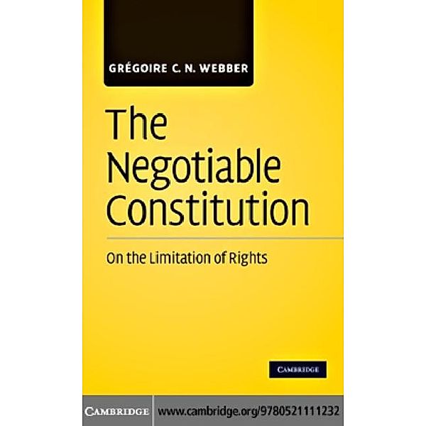 Negotiable Constitution, Gregoire C. N. Webber