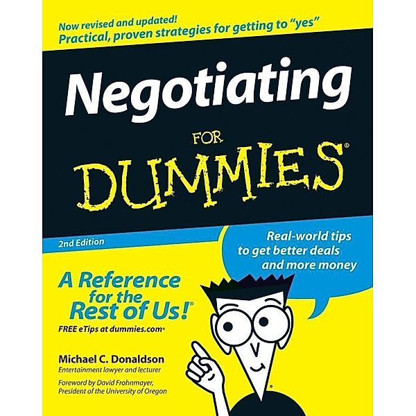 Negotiating For Dummies, Michael C. Donaldson