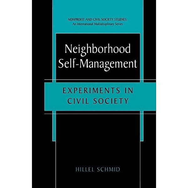 Neighborhood Self-Management / Nonprofit and Civil Society Studies, Hillel Schmid