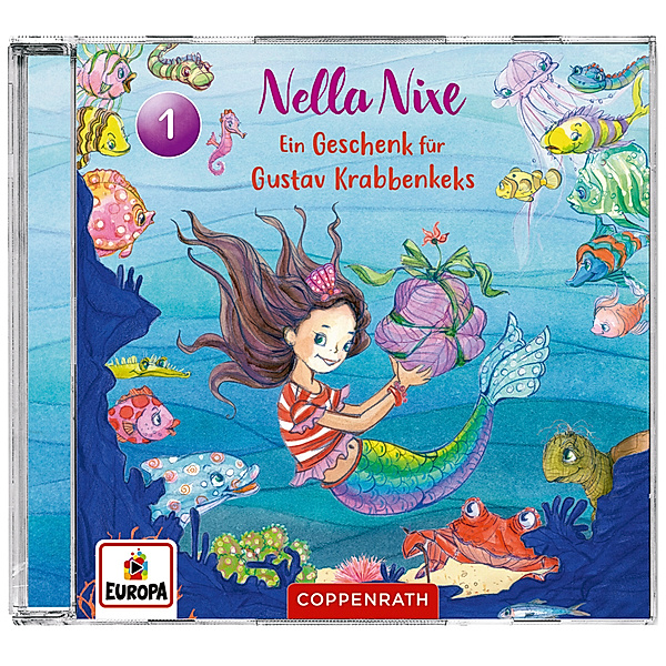 Nella Nixe - Ein Geschenk für Gustav Krabbenkeks.Tl.1,1 Audio-CD, Monika Finsterbusch, Nicola Berger