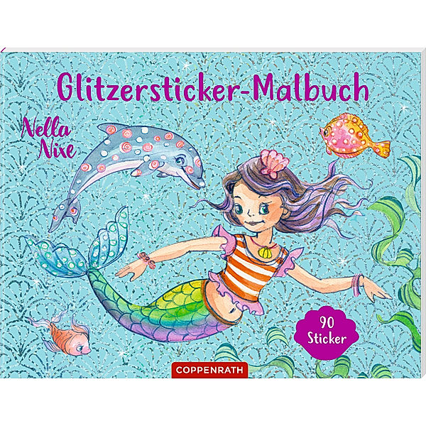 Nella Nixe - Glitzersticker-Malbuch