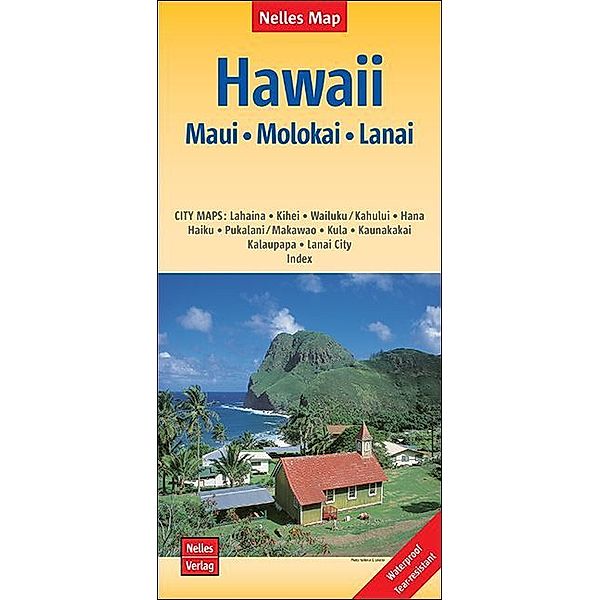 Nelles Map Hawaii: Maui Molokai Lanai