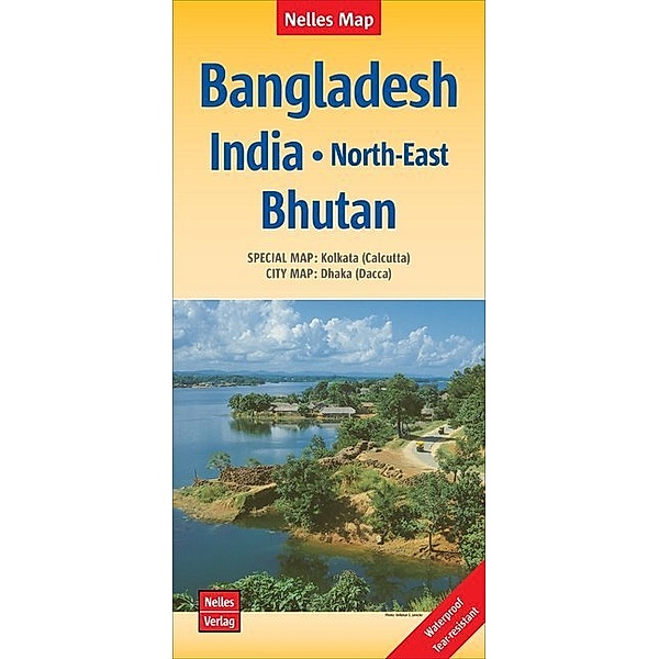 Nelles Map Landkarte Bangladesh; India: North-East; Bhutan