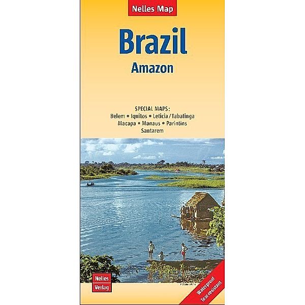 Nelles Map Landkarte Brazil: Amazon