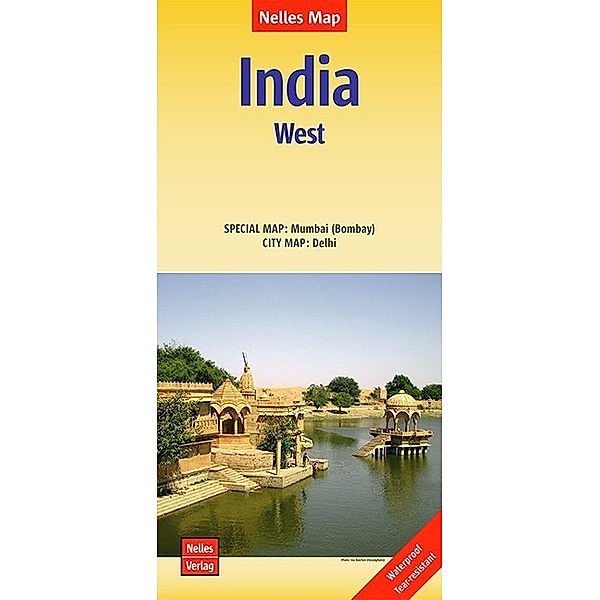 Nelles Map Landkarte India West. Indien West / Inde Quest / India Queste