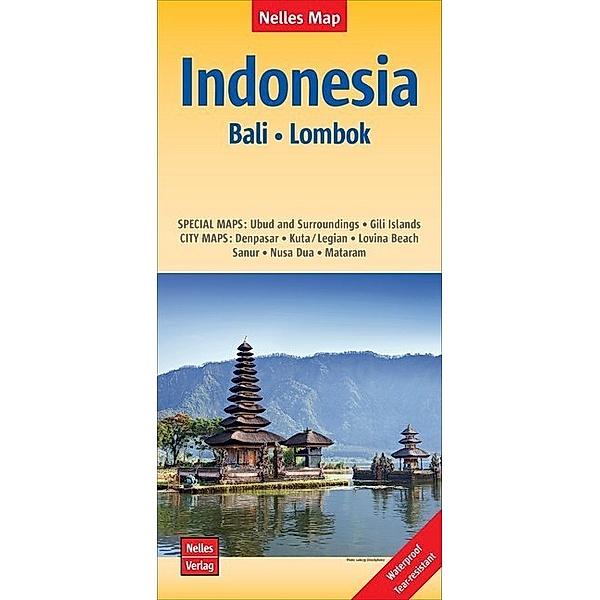Nelles Map Landkarte Indonesia : Bali, Lombok