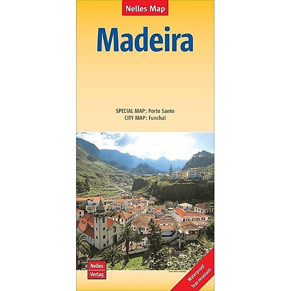 Nelles Map Landkarte Madeira - Porto Santo, reiß- und wasserfest