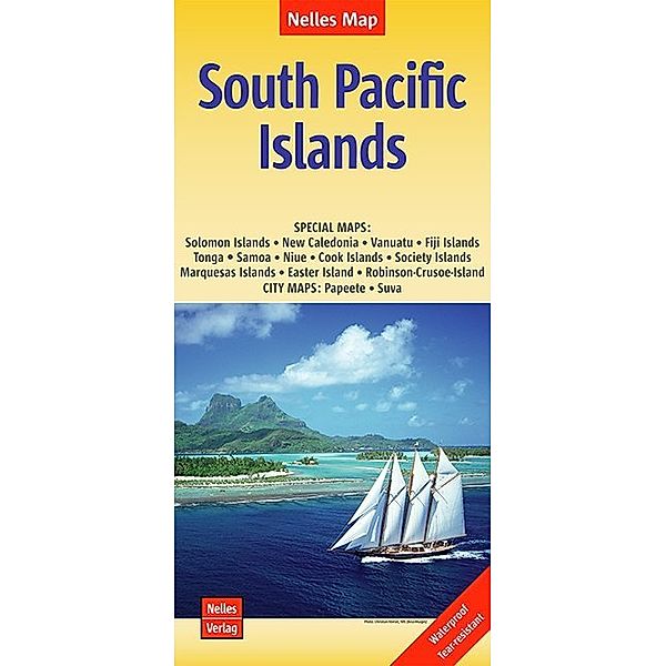 Nelles Map Landkarte South Pacific Islands. Südpazifik / Les Iles d'Océanie / Océano Austral