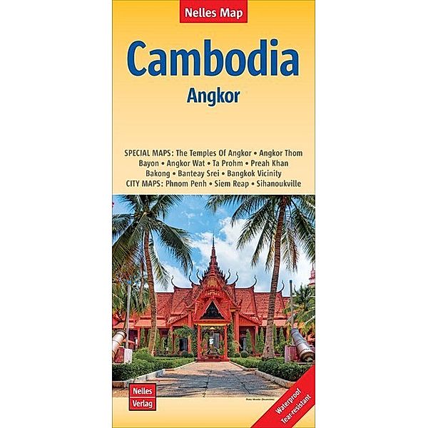 Nelles Maps Cambodia, Angkor, Polyart-Ausgabe