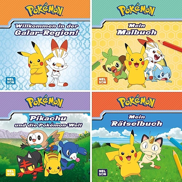 Nelson Maxi-Mini / 4er-Set Maxi-Mini 34: Pokémon