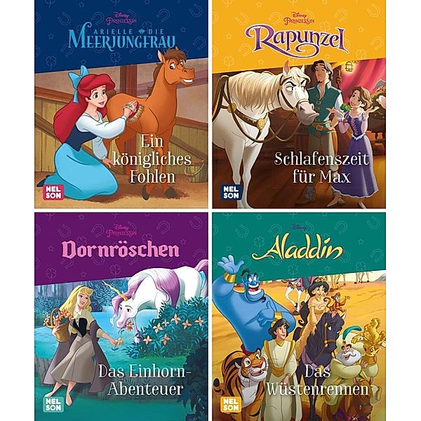 Nelson Mini-Bücher: 4er Disney Pferde-Geschichten 1-4