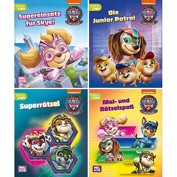 Nelson Mini-Bücher: 4er PAW Patrol - Der Mighty Kinofilm 1-4