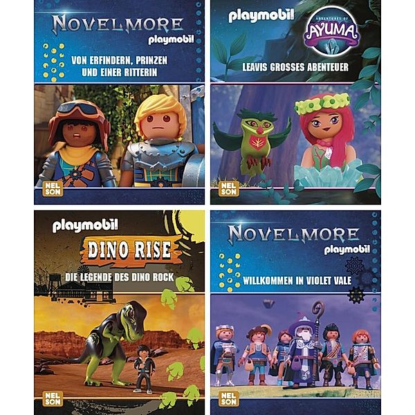 Nelson Mini-Bücher: 4er Playmobil 5-8
