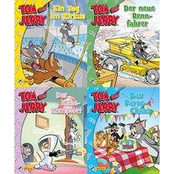 Nelson Mini-Bücher: 4er Tom und Jerry 1-4