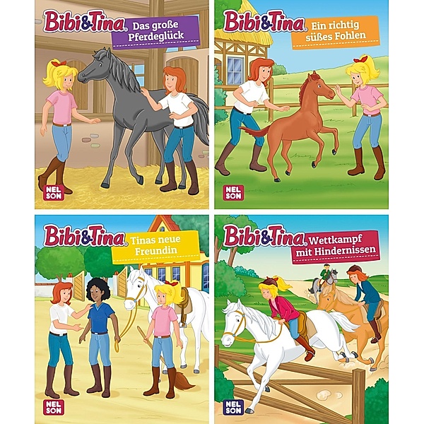 Nelson Mini-Bücher: Bibi und Tina 33-36