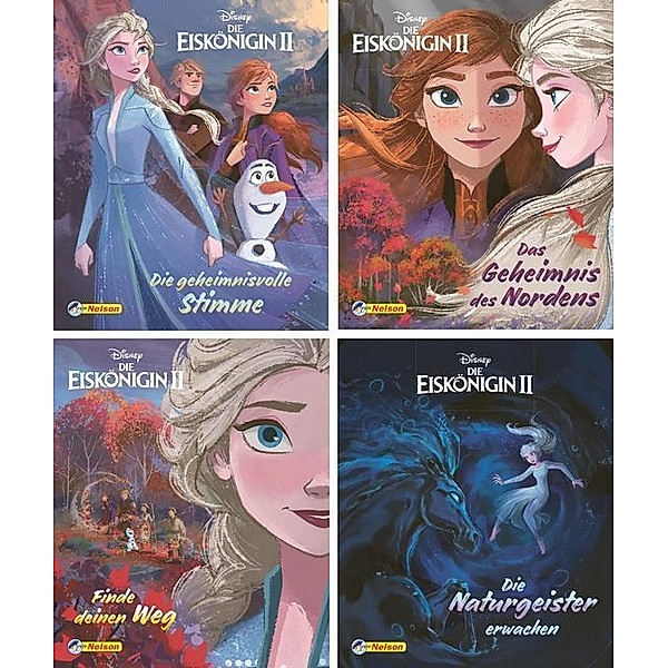 Nelson Mini-Bücher / Disney Die Eiskönigin II, 4 Hefte.Nr.1-4