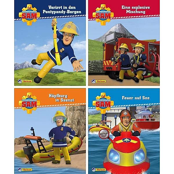 Nelson Mini-Bücher: Feuerwehrmann Sam 17-20