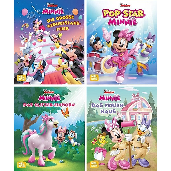 Nelson Mini-Bücher / Nelson Mini-Bücher: 4er Disney Minnie Maus 5-8