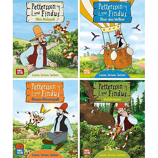 Nelson Mini-Bücher: Pettersson und Findus 5-8