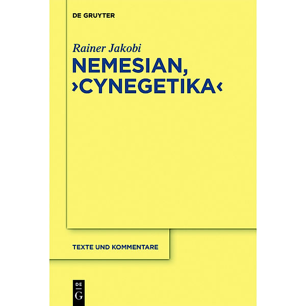 Nemesian, 'Cynegetika', Rainer Jakobi