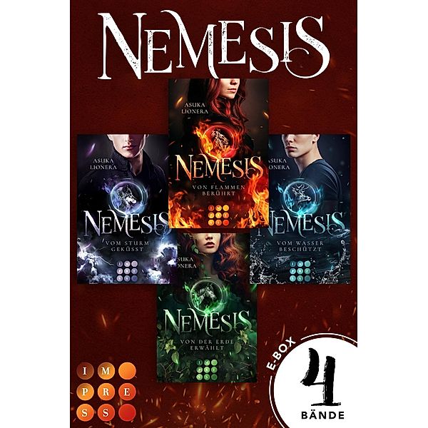 Nemesis: Alle vier Bände der Götter-Fantasy im Sammelband / Nemesis (Lionera), Asuka Lionera