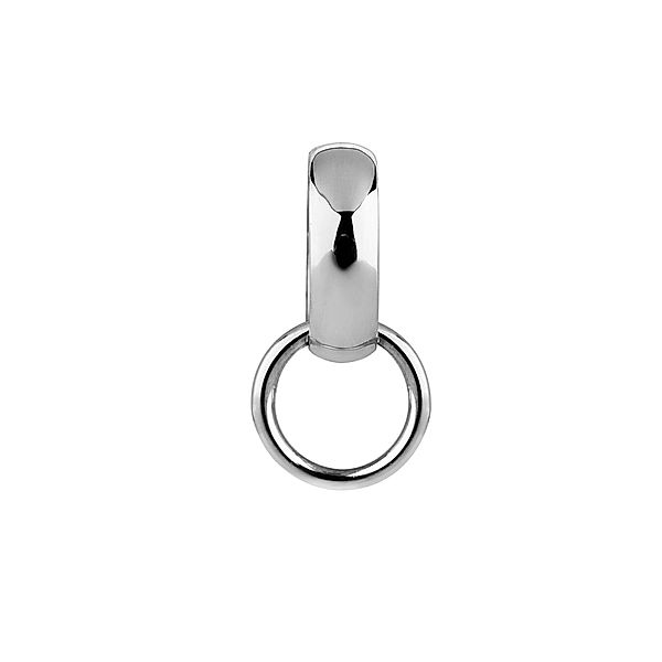 Nenalina Charm Charm-Träger Basic Anhänger 925 Sterling Silber (Farbe: Silber)