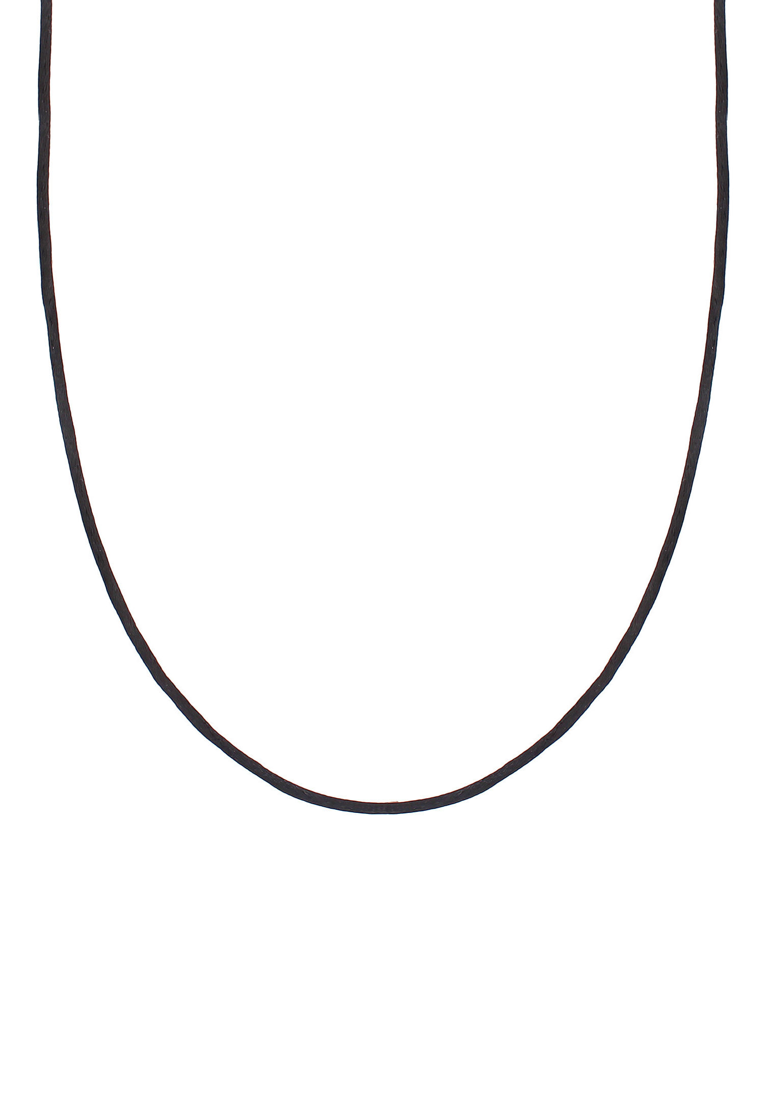 Nenalina Halskette Seidenband Kette Basic Kombinierbar 925 Silber Farbe:  Gold, Größe: 45 cm | Weltbild.de