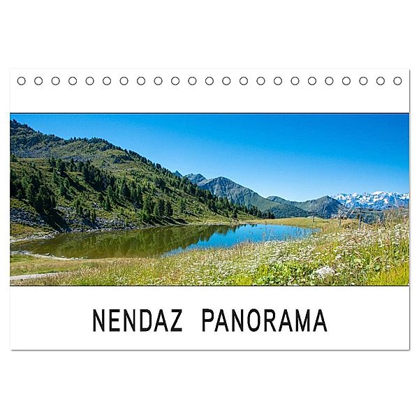 Nendaz Panorama (Tischkalender 2025 DIN A5 quer), CALVENDO Monatskalender, Calvendo, Kellmann-Art