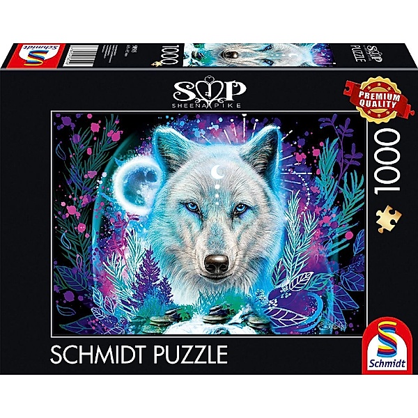 SCHMIDT SPIELE Neon Arktis-Wolf