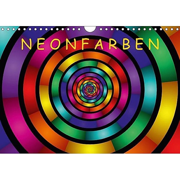 Neonfarben / CH-Version (Wandkalender 2017 DIN A4 quer), gabiw Art