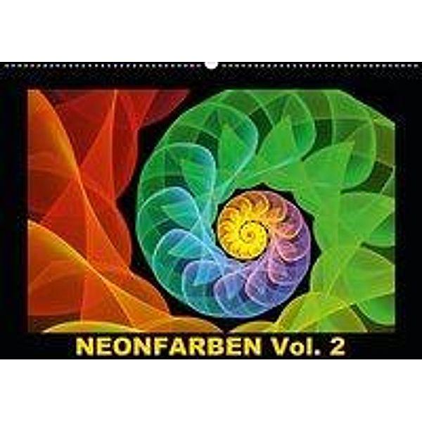 Neonfarben Vol. 2 / CH-Version (Wandkalender 2020 DIN A2 quer), gabiw Art