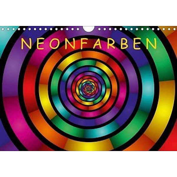 Neonfarben (Wandkalender 2020 DIN A4 quer), gabiw Art