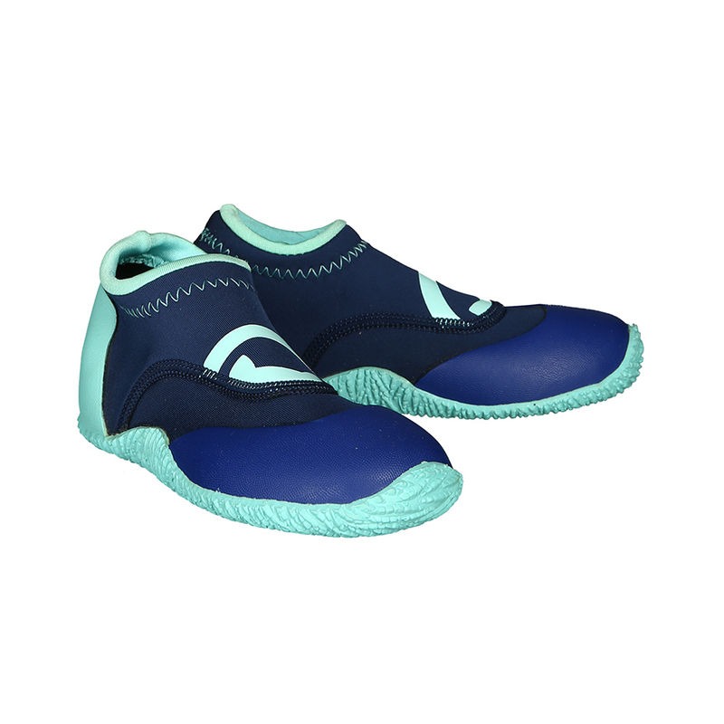 Neopren-Badeschuhe LOW TOPS – BLUE IRIS in dunkelblau/aqua