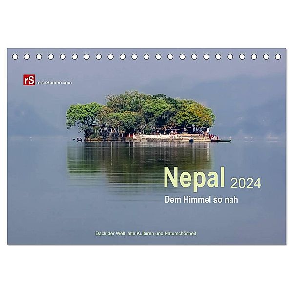 Nepal 2024 - Dem Himmel so nah (Tischkalender 2024 DIN A5 quer), CALVENDO Monatskalender, Uwe Bergwitz