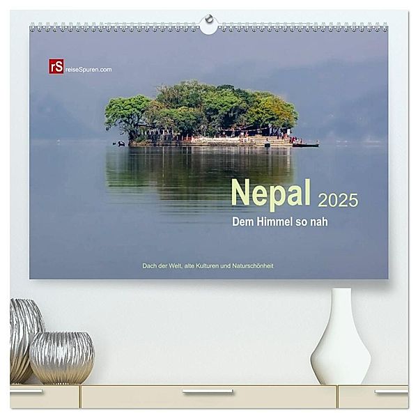 Nepal 2025 - Dem Himmel so nah (hochwertiger Premium Wandkalender 2025 DIN A2 quer), Kunstdruck in Hochglanz, Calvendo, Uwe Bergwitz