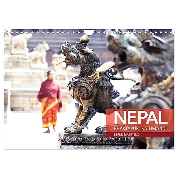 NEPAL Bhaktapur Kathmandu (Wandkalender 2024 DIN A4 quer), CALVENDO Monatskalender, Bernd Maertens