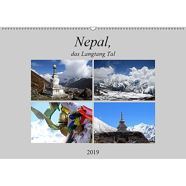 Nepal, das Langtang Tal (Wandkalender 2019 DIN A2 quer), Gerhard Albicker