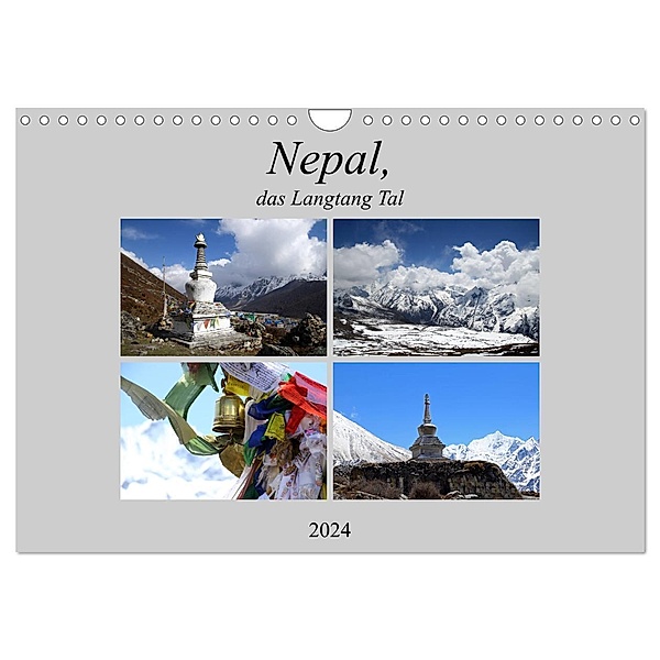Nepal, das Langtang Tal (Wandkalender 2024 DIN A4 quer), CALVENDO Monatskalender, Gerhard Albicker