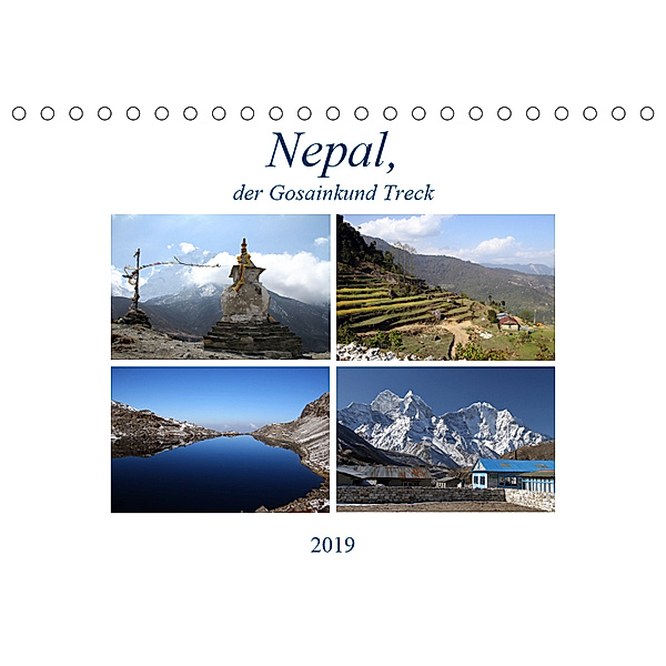 Nepal, der Gosainkund Treck (Tischkalender 2019 DIN A5 quer), Gerhard Albicker