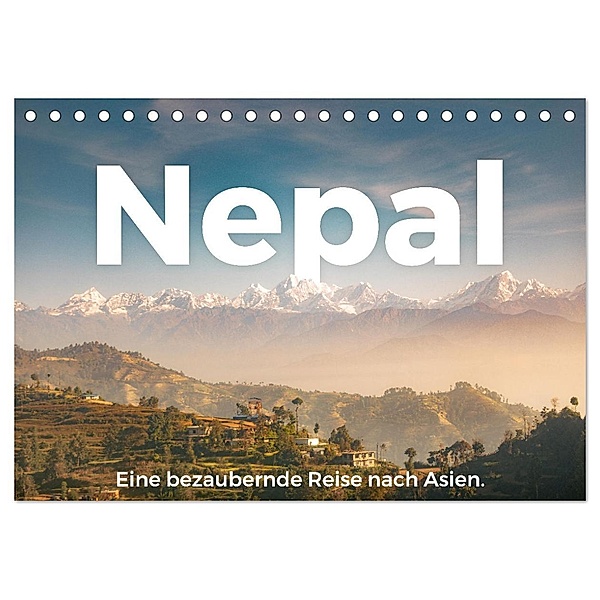 Nepal - Eine bezaubernde Reise nach Asien. (Tischkalender 2025 DIN A5 quer), CALVENDO Monatskalender, Calvendo, M. Scott