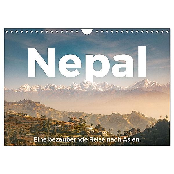 Nepal - Eine bezaubernde Reise nach Asien. (Wandkalender 2024 DIN A4 quer), CALVENDO Monatskalender, M. Scott