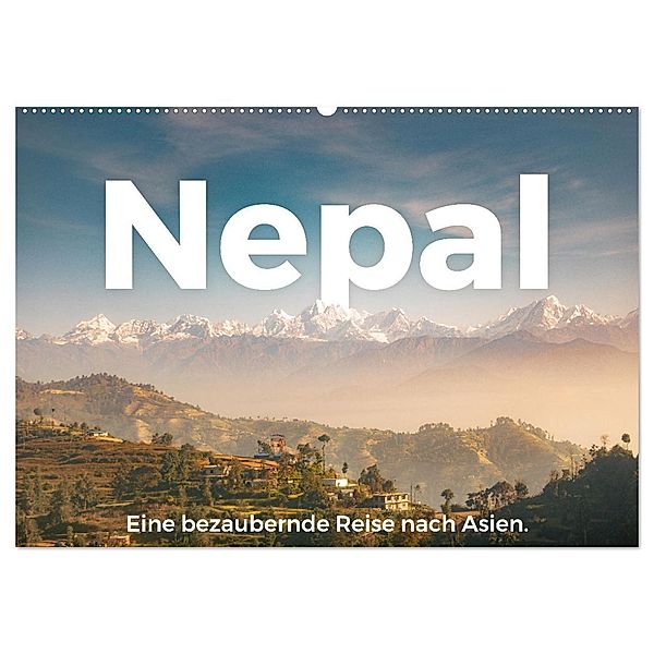 Nepal - Eine bezaubernde Reise nach Asien. (Wandkalender 2025 DIN A2 quer), CALVENDO Monatskalender, Calvendo, M. Scott