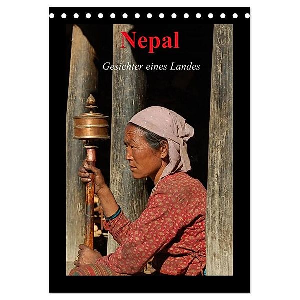 Nepal - Gesichter eines Landes (Tischkalender 2024 DIN A5 hoch), CALVENDO Monatskalender, Edgar Remberg