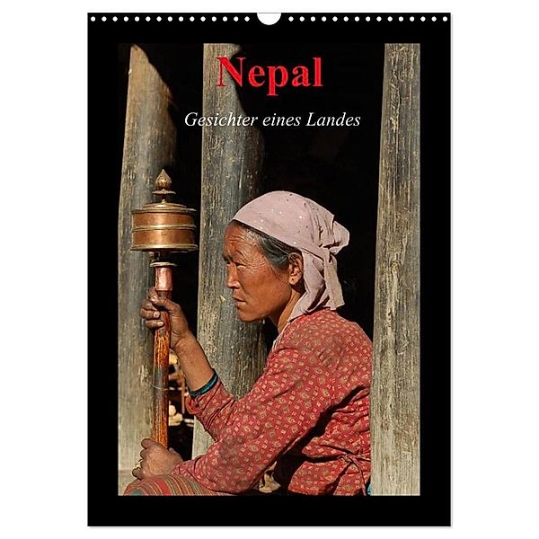 Nepal - Gesichter eines Landes (Wandkalender 2024 DIN A3 hoch), CALVENDO Monatskalender, Edgar Remberg