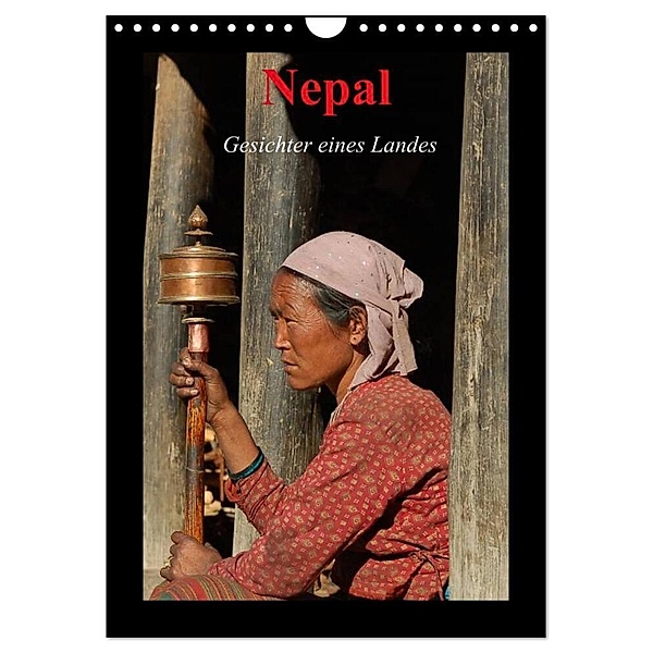 Nepal - Gesichter eines Landes (Wandkalender 2024 DIN A4 hoch), CALVENDO Monatskalender, Edgar Remberg