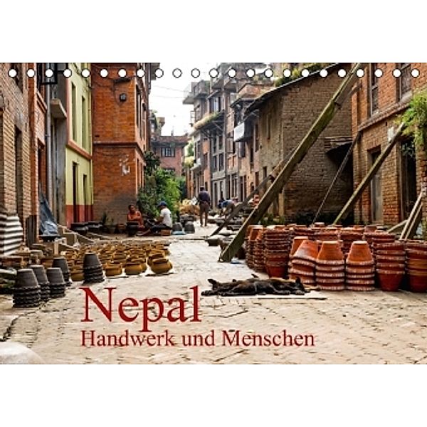 Nepal - Handwerk und Menschen - (Tischkalender 2016 DIN A5 quer), Frank BAUMERT