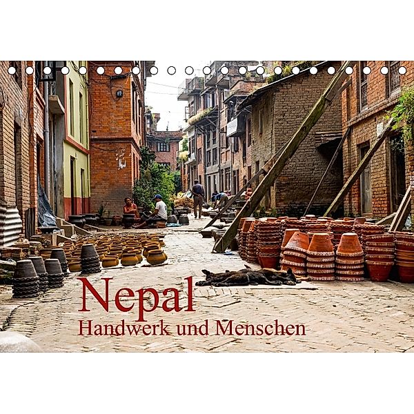 Nepal - Handwerk und Menschen - (Tischkalender 2018 DIN A5 quer), Frank BAUMERT