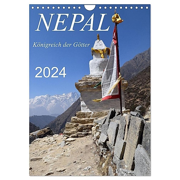 Nepal- Königreich der Götter (Wandkalender 2024 DIN A4 hoch), CALVENDO Monatskalender, Holger Weigelt