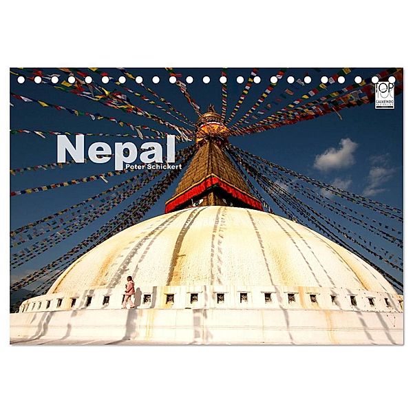 Nepal (Tischkalender 2024 DIN A5 quer), CALVENDO Monatskalender, Peter Schickert