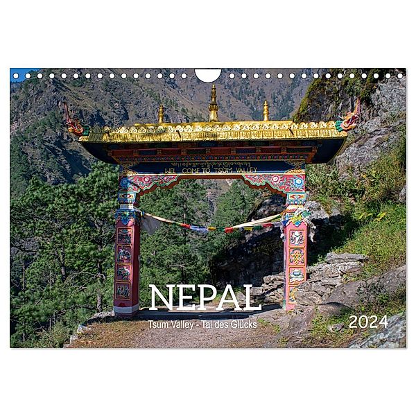 Nepal Tsum Valley - Tal des Glücks (Wandkalender 2024 DIN A4 quer), CALVENDO Monatskalender, Calvendo, Holger Weigelt